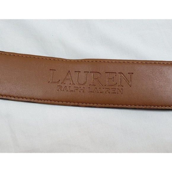 Lauren Ralph Lauren Brown Leather Belt 32 EUC - Picture 5 of 6